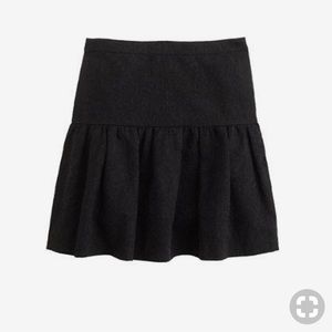 JCrew Matelasse drop waist skirt